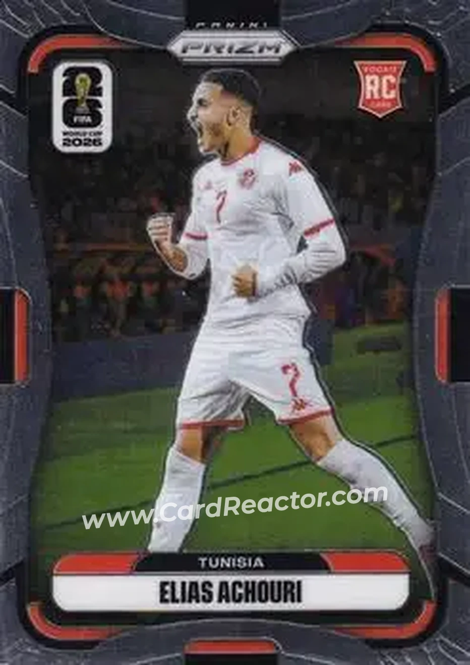2026 Panini Prizm FIFA World Cup #431 - Elias Achouri - Tunisia - Front