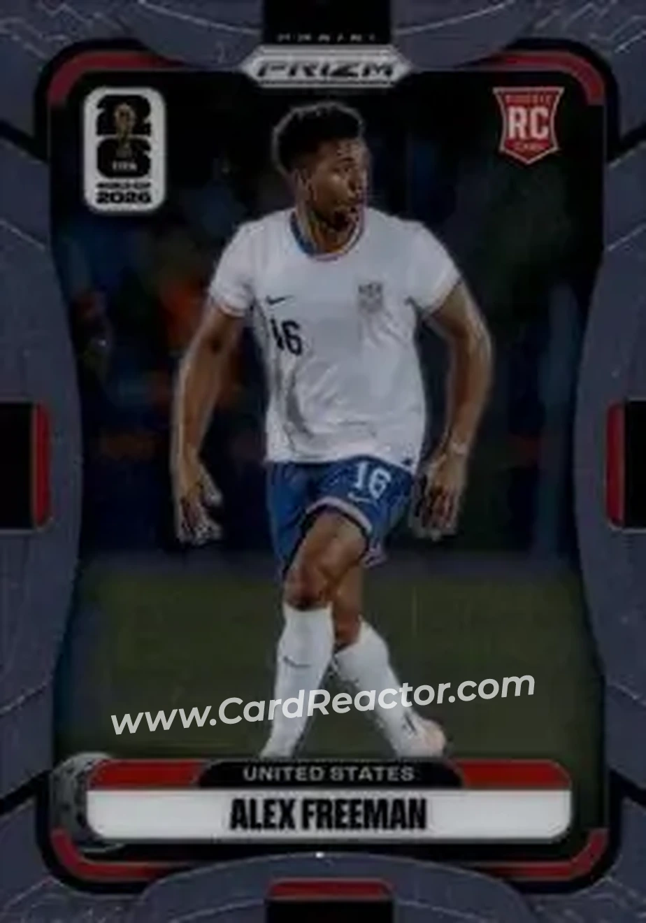 2026 Panini Prizm FIFA World Cup #433 - Alex Freeman - USA - Front