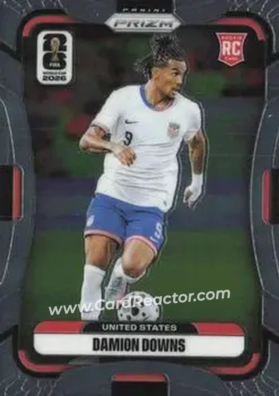 2026 Panini Prizm FIFA World Cup #436 - Damion Downs - USA - Front