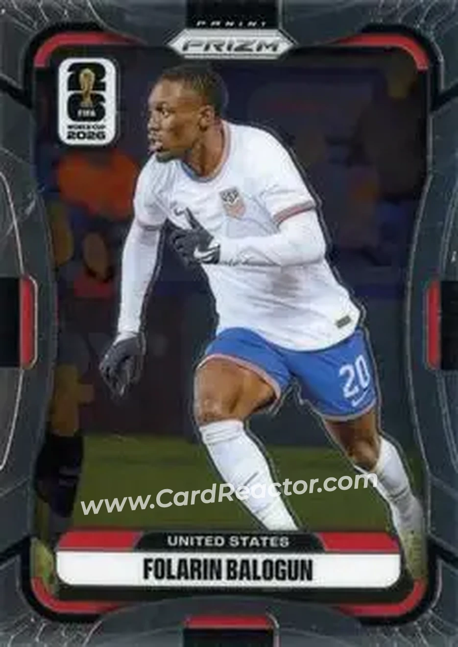 2026 Panini Prizm FIFA World Cup #438 - Folarin Balogun - USA - Front