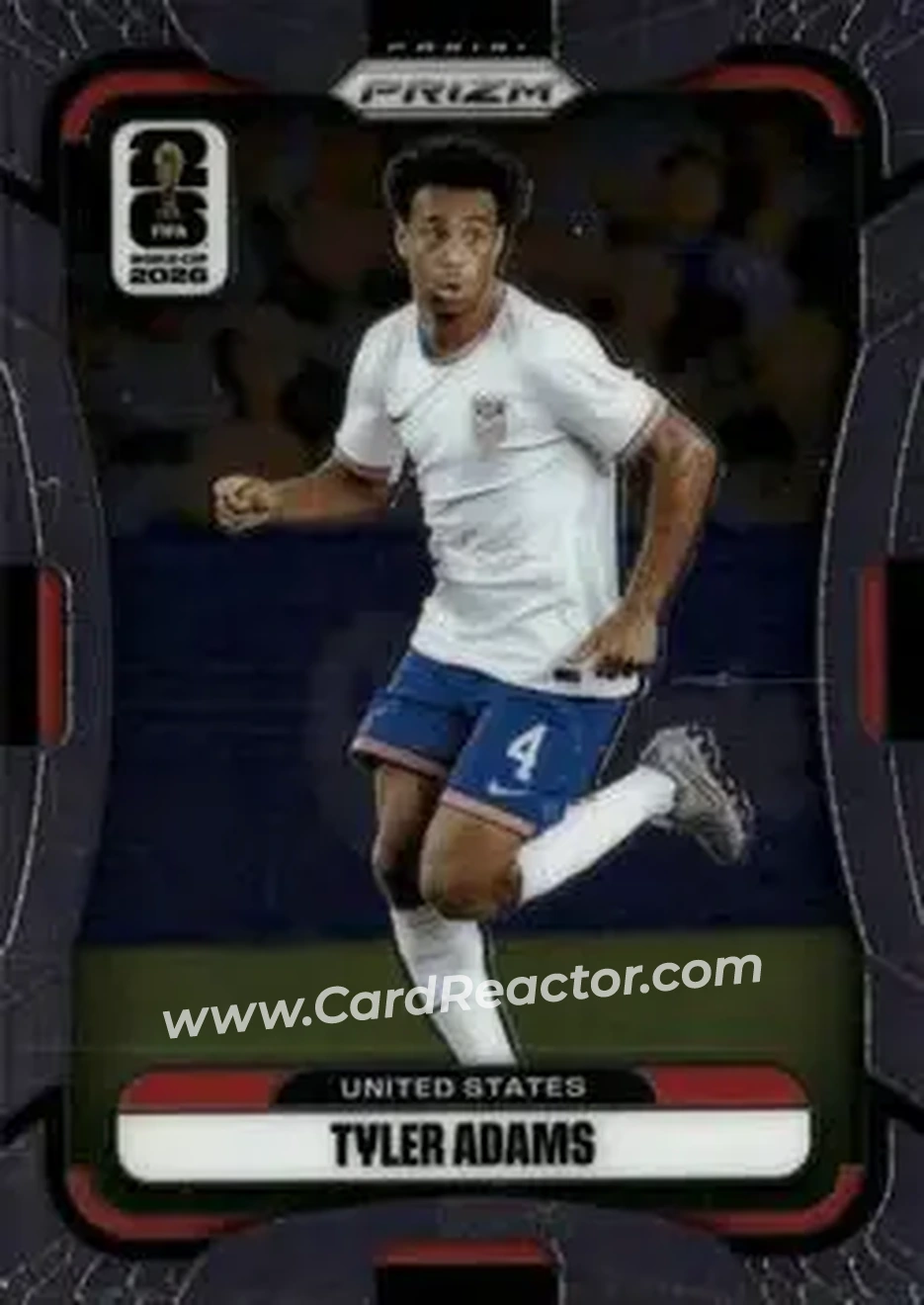 2026 Panini Prizm FIFA World Cup #442 - Tyler Adams - USA - Front