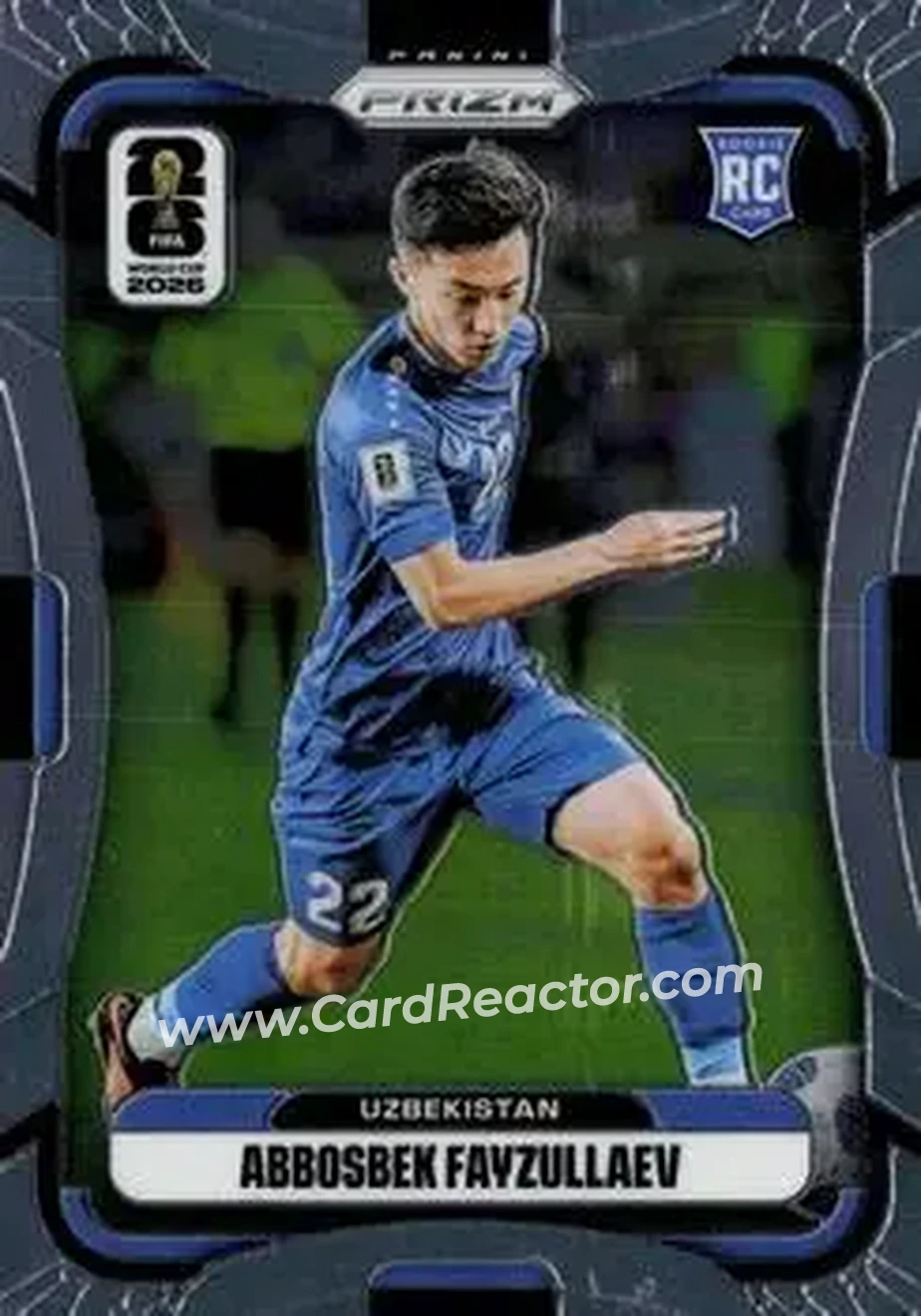 2026 Panini Prizm FIFA World Cup #448 - Abbosbek Fayzullaev - Uzbekistan - Front