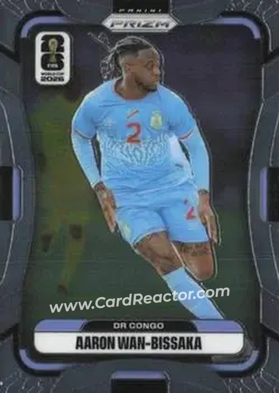 2026 Panini Prizm FIFA World Cup #461 - Aaron Wan-Bissaka - Democratic Republic of the Congo - Front