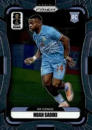 2026 Panini Prizm FIFA World Cup #462 - Noah Sadiki - Democratic Republic of the Congo