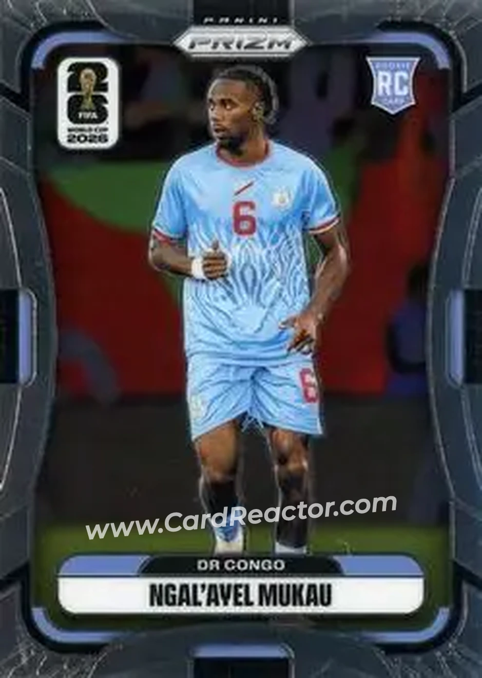 2026 Panini Prizm FIFA World Cup #463 - Ngal'ayel Mukau - Democratic Republic of the Congo - Front