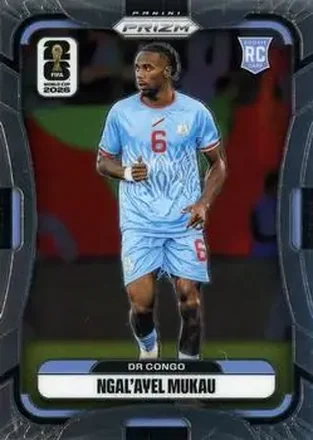 2026 Panini Prizm FIFA World Cup #463 - Ngal'ayel Mukau - Democratic Republic of the Congo