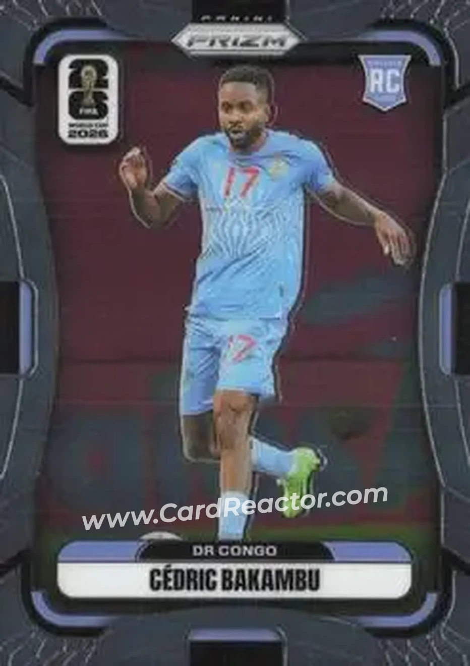 2026 Panini Prizm FIFA World Cup #464 - Cedric Bakambu - Democratic Republic of the Congo - Front