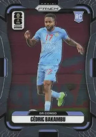 2026 Panini Prizm FIFA World Cup #464 - Cedric Bakambu - Democratic Republic of the Congo