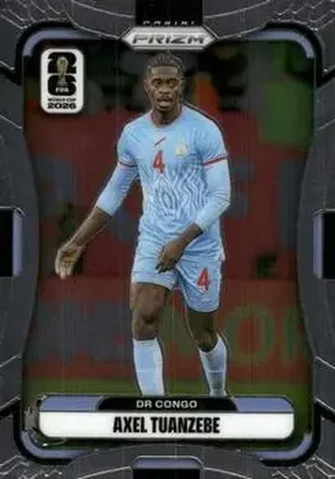 2026 Panini Prizm FIFA World Cup #466 - Axel Tuanzebe - Democratic Republic of the Congo