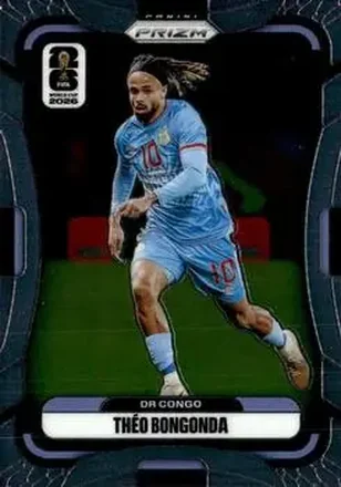 2026 Panini Prizm FIFA World Cup #468 - Theo Bongonda - Democratic Republic of the Congo