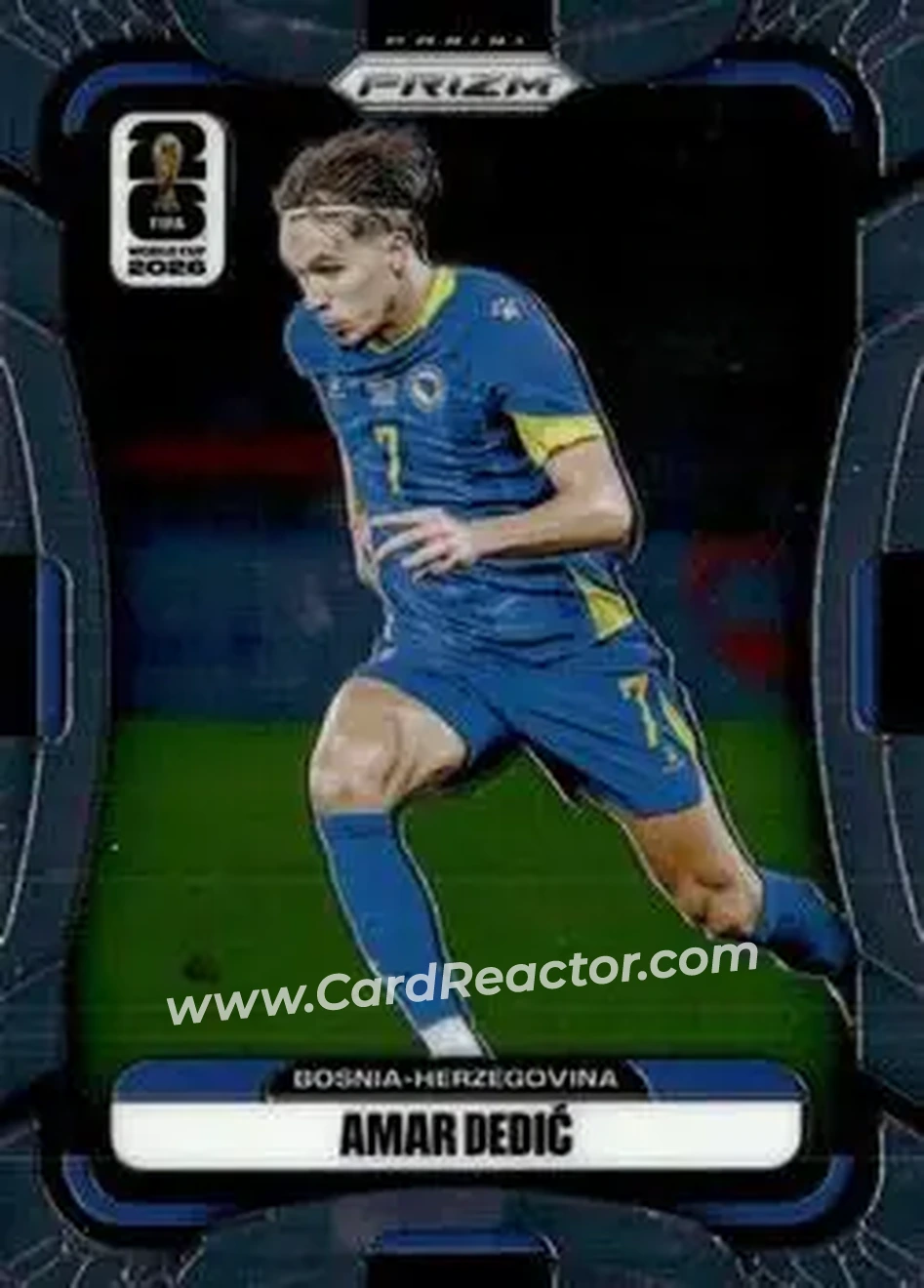 2026 Panini Prizm FIFA World Cup #471 - Amar Dedic - Bosnia and Herzegovina - Front