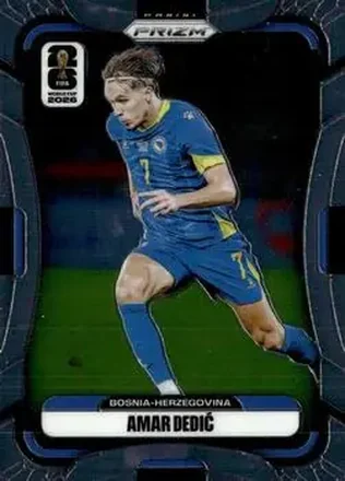 2026 Panini Prizm FIFA World Cup #471 - Amar Dedic - Bosnia and Herzegovina