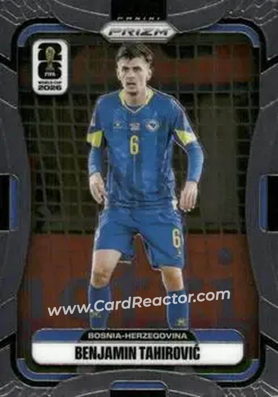 2026 Panini Prizm FIFA World Cup #472 - Benjamin Tahirovic - Bosnia and Herzegovina - Front