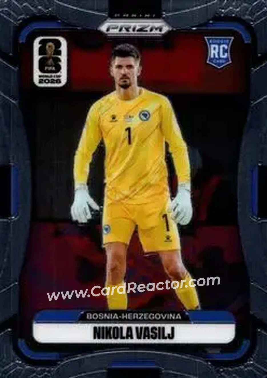 2026 Panini Prizm FIFA World Cup #473 - Nikola Vasilj - Bosnia and Herzegovina - Front