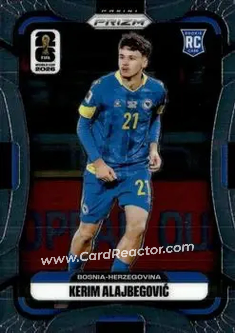 2026 Panini Prizm FIFA World Cup #475 - Kerim Alajbegovic - Bosnia and Herzegovina - Front