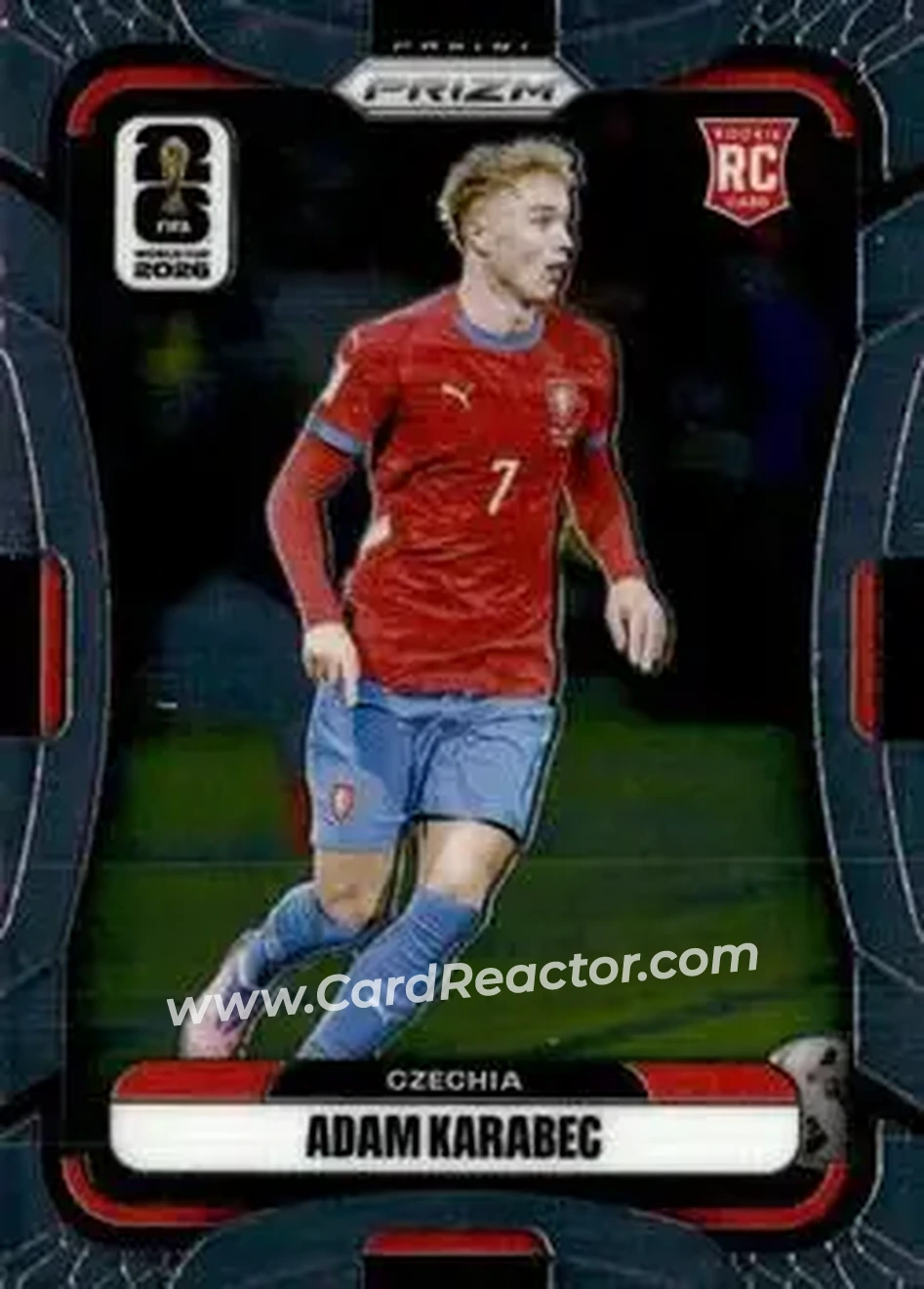 2026 Panini Prizm FIFA World Cup #480 - Adam Karabec - Czech Republic - Front