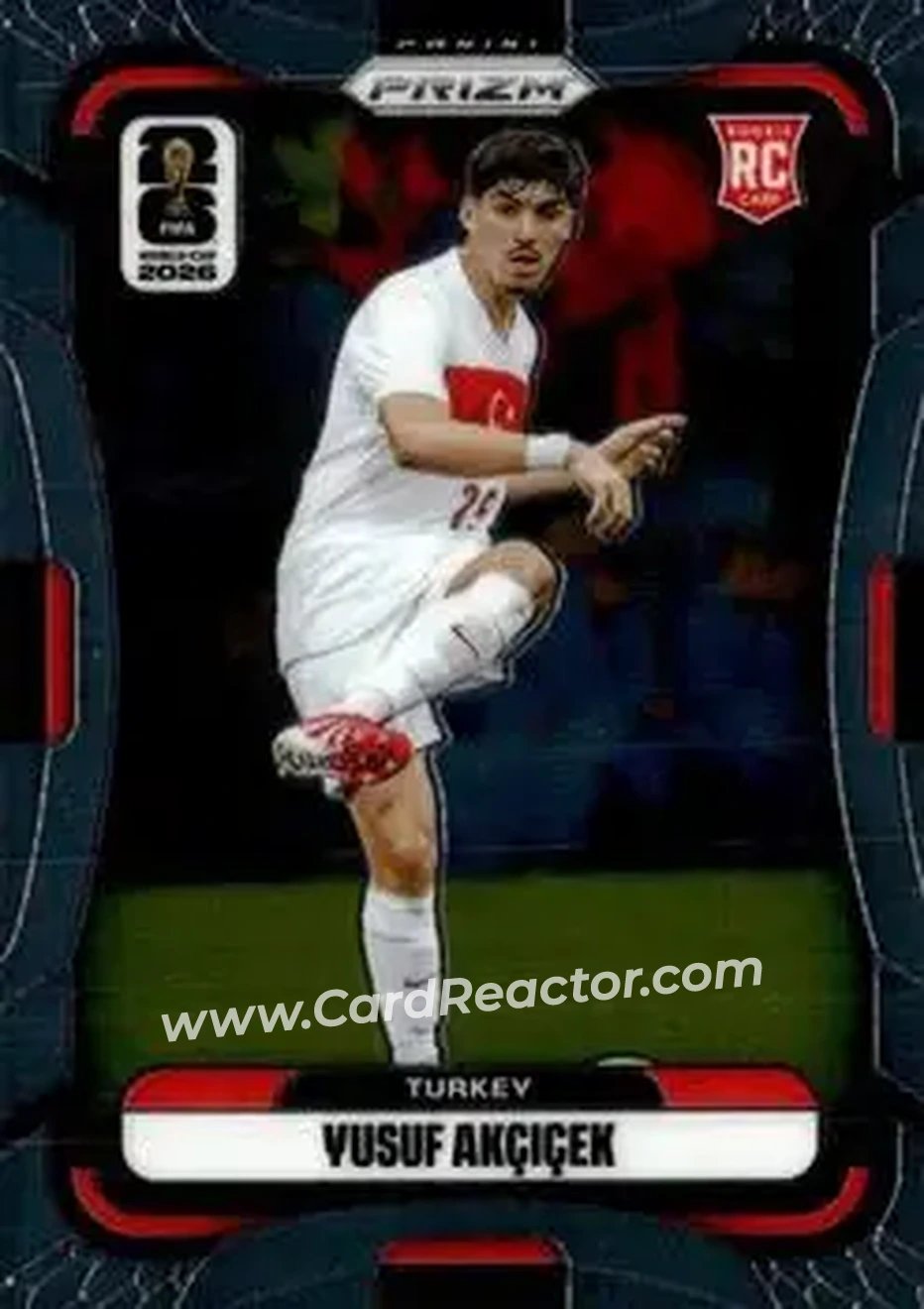 2026 Panini Prizm FIFA World Cup #491 - Yusuf Akcicek - Turkey - Front