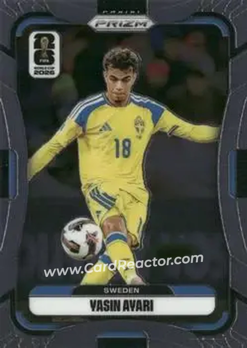 2026 Panini Prizm FIFA World Cup #498 - Yasin Ayari - Sweden - Front