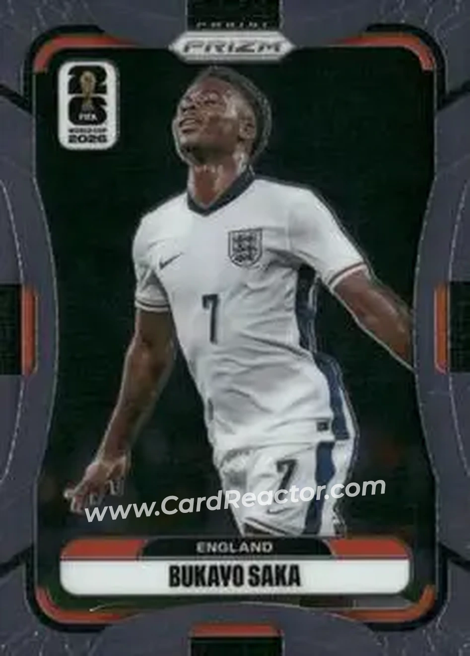 2026 Panini Prizm FIFA World Cup #100 - Bukayo Saka - England - Front