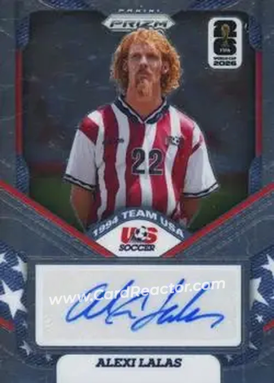 2026 Panini Prizm FIFA World Cup - 1994 Team USA Signatures #94-AL - Alexi Lalas - USA