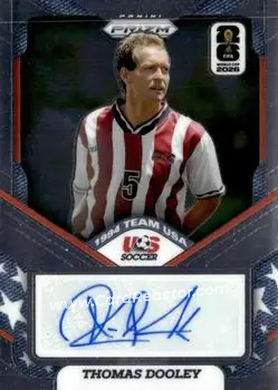 2026 Panini Prizm FIFA World Cup - 1994 Team USA Signatures #94-TD - Thomas Dooley - USA