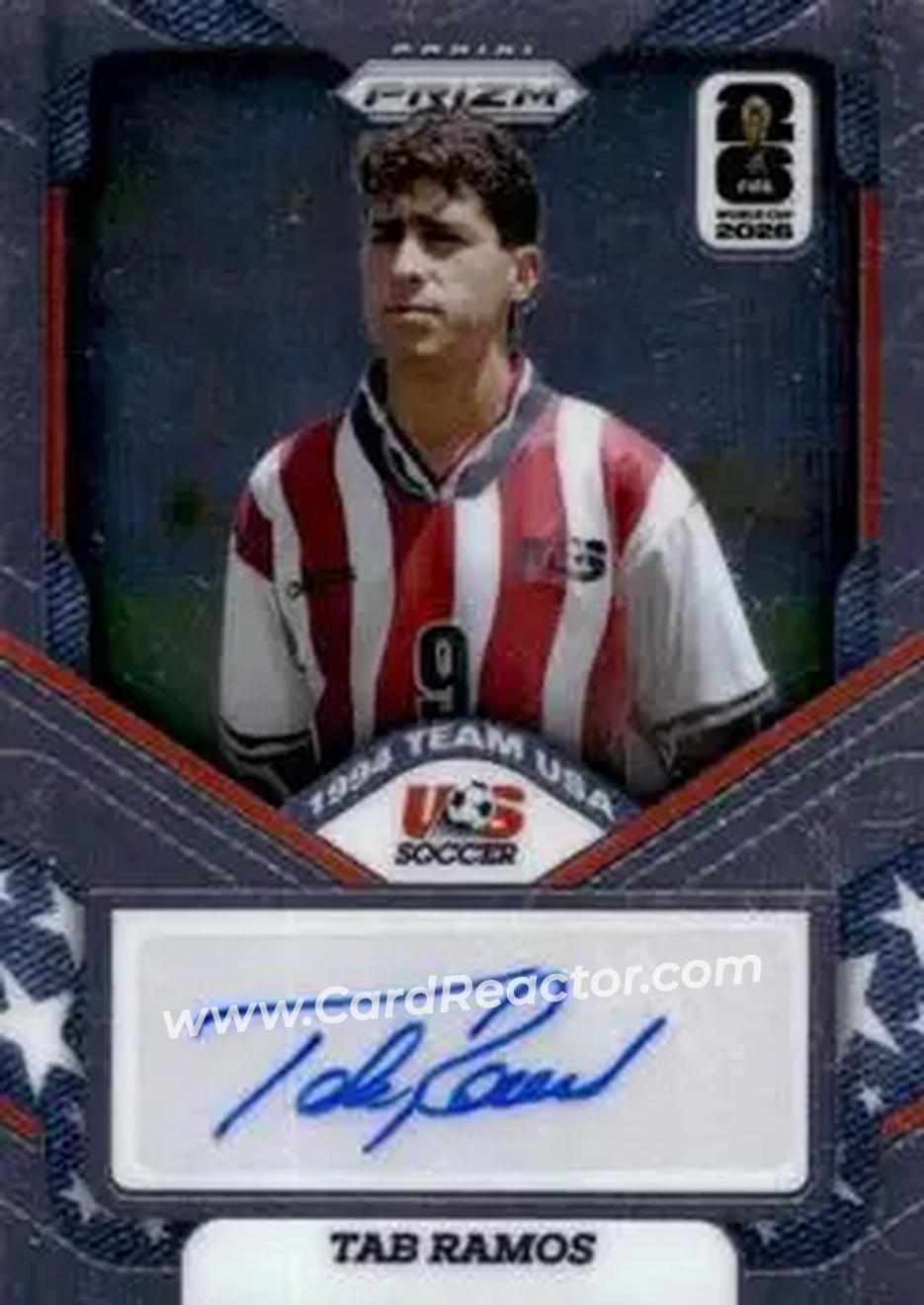 2026 Panini Prizm FIFA World Cup - 1994 Team USA Signatures #94-TR - Tab Ramos - USA