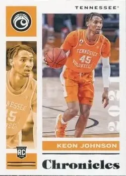 2021 Panini Chronicles Draft Picks #6 Keon Johnson