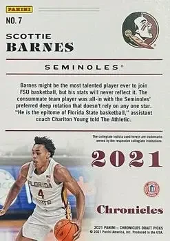 Back of Scottie Barnes