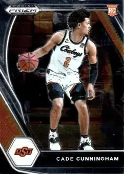 2021 Panini Prizm Draft Picks #1 - Cade Cunningham - Oklahoma State Cowboys