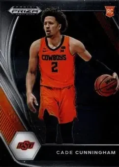 2021 Panini Prizm Draft Picks #1b - Cade Cunningham - Oklahoma State Cowboys