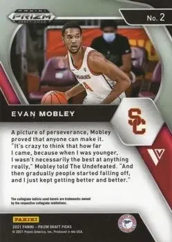 Back of Evan Mobley