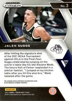 Back of Jalen Suggs