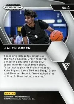Back of Jalen Green
