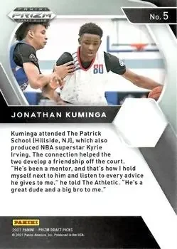 Back of Jonathan Kuminga