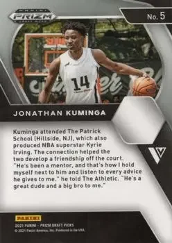Back of Jonathan Kuminga
