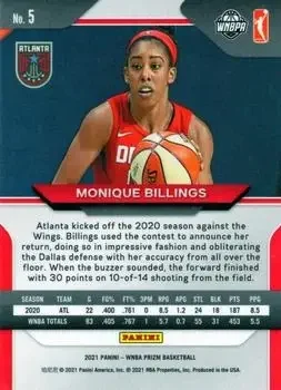 Back of Monique Billings