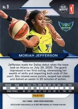 Back of Moriah Jefferson