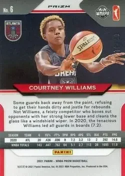 Back of Courtney Williams