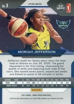 Back of Moriah Jefferson