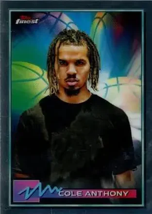 2021 Topps Finest #1 - Cole Anthony