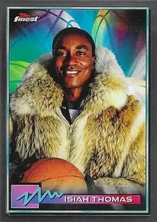 2021 Topps Finest #11 - Isiah Thomas