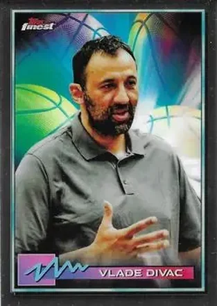 2021 Topps Finest #12 - Vlade Divac