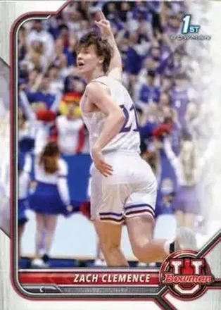 2021-22 Bowman University #7 Zach Clemence