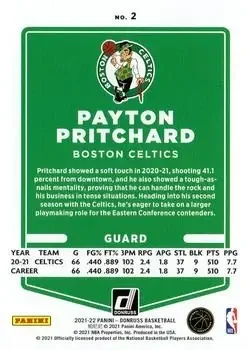 Back of Payton Pritchard