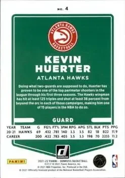 Back of Kevin Huerter