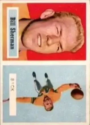 1957 Topps #58 - Bill Sherman - Los Angeles Rams