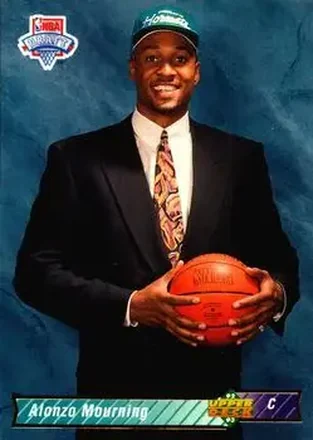 1992-93 Upper Deck #2 - Alonzo Mourning - Charlotte Hornets 1992-93 Upper Deck #2 - Alonzo Mourning - Charlotte Hornets