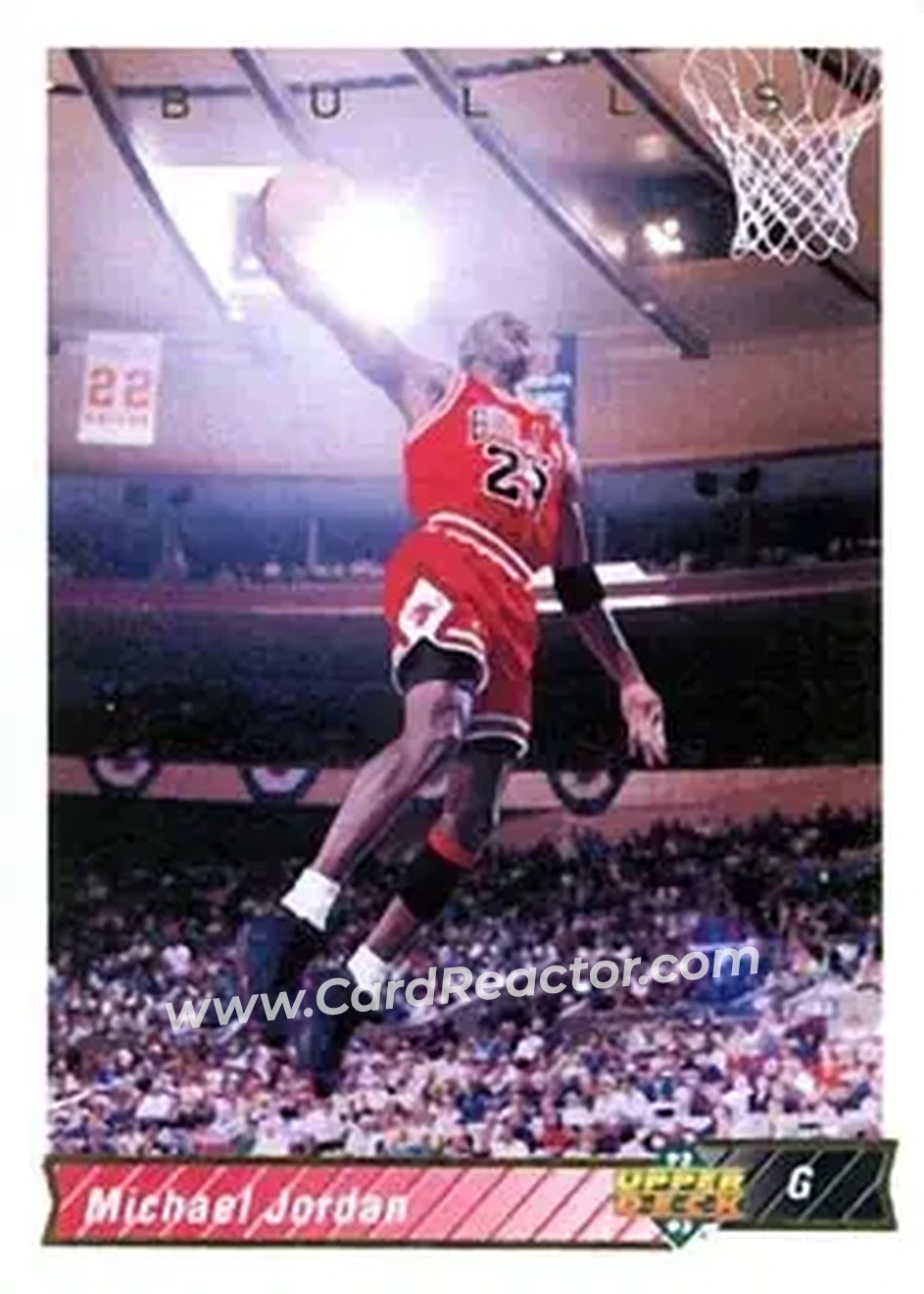 1992-93 Upper Deck #23 - Michael Jordan - Chicago Bulls - Front