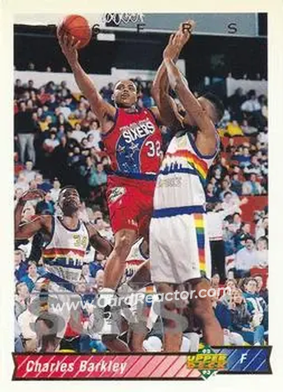 1992-93 Upper Deck #26 - Charles Barkley - Phoenix Suns - Front 1992-93 Upper Deck #26 - Charles Barkley - Phoenix Suns - Front