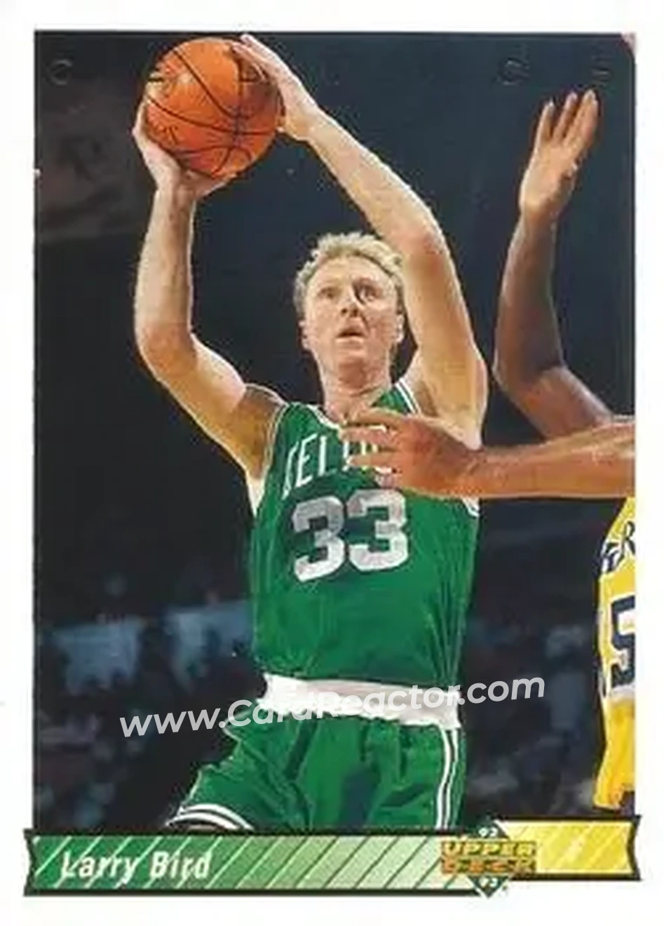 1992-93 Upper Deck #33a - Larry Bird - Boston Celtics - Front 1992-93 Upper Deck #33a - Larry Bird - Boston Celtics - Front